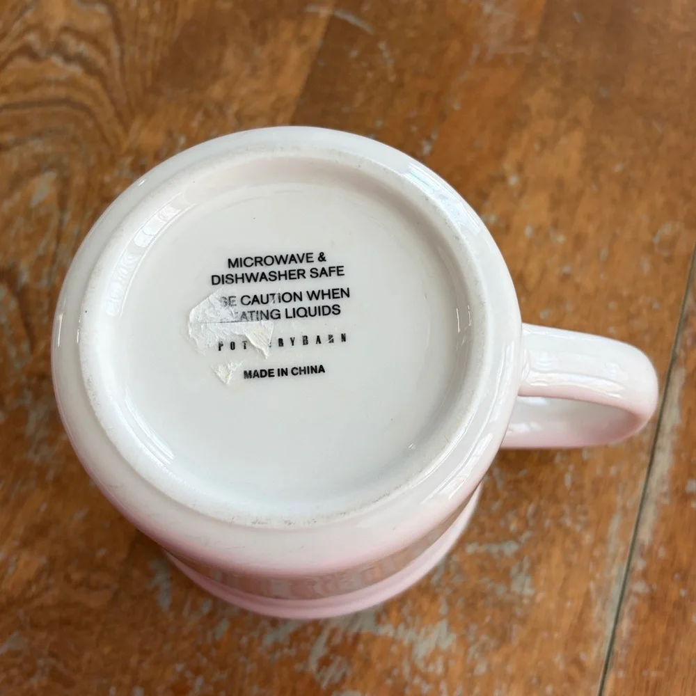 PB Initial “L” oversized mug